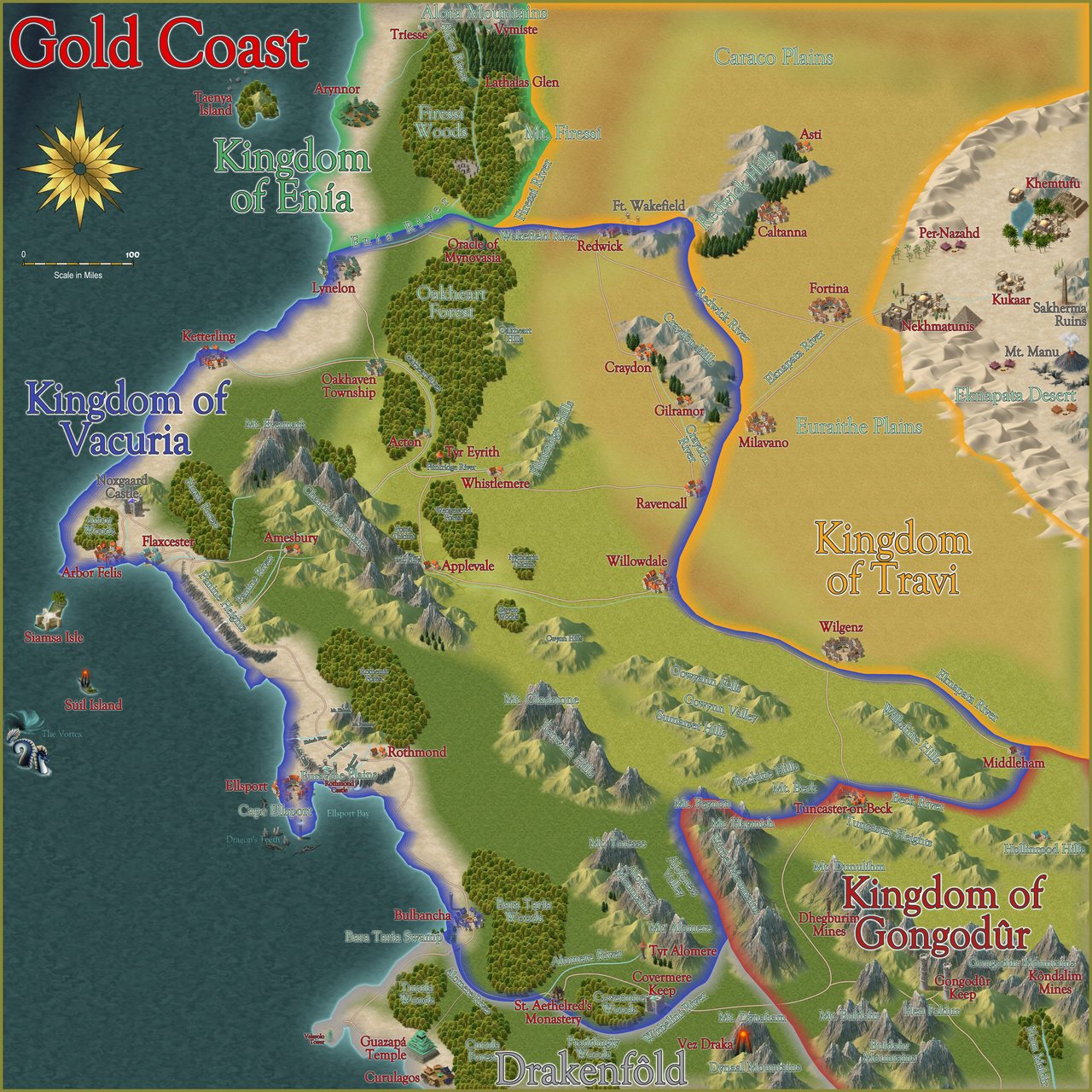 Nibirum Map: gold coast by Kevin Goebel (Royal Scribe)